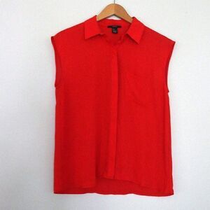 Forever 21 Women's Sleeveless Red Top